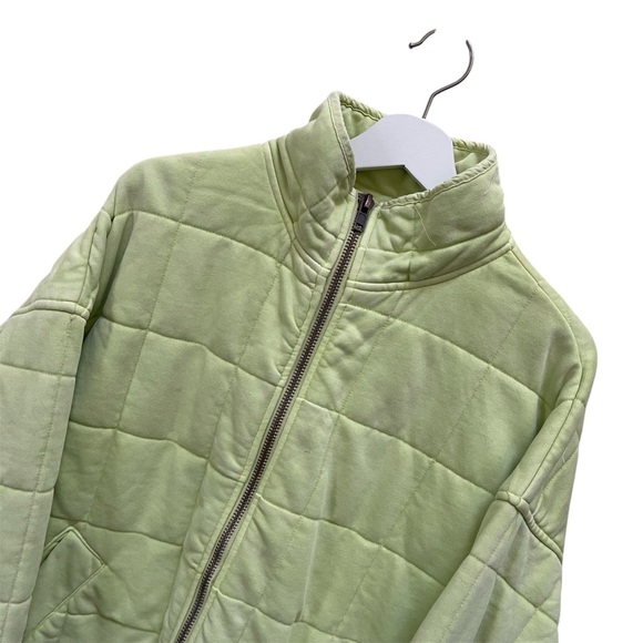 By Together It's All Good Washed Jacket Long Sleeve Quilted Knit Zip Up Sz Small - Picture 6 of 10